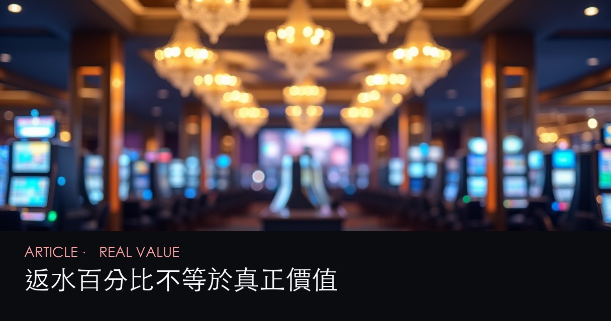 現金回贈返水 新站訊號